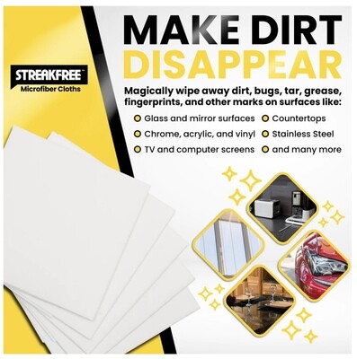 Streak-Free Microfiber Cloths