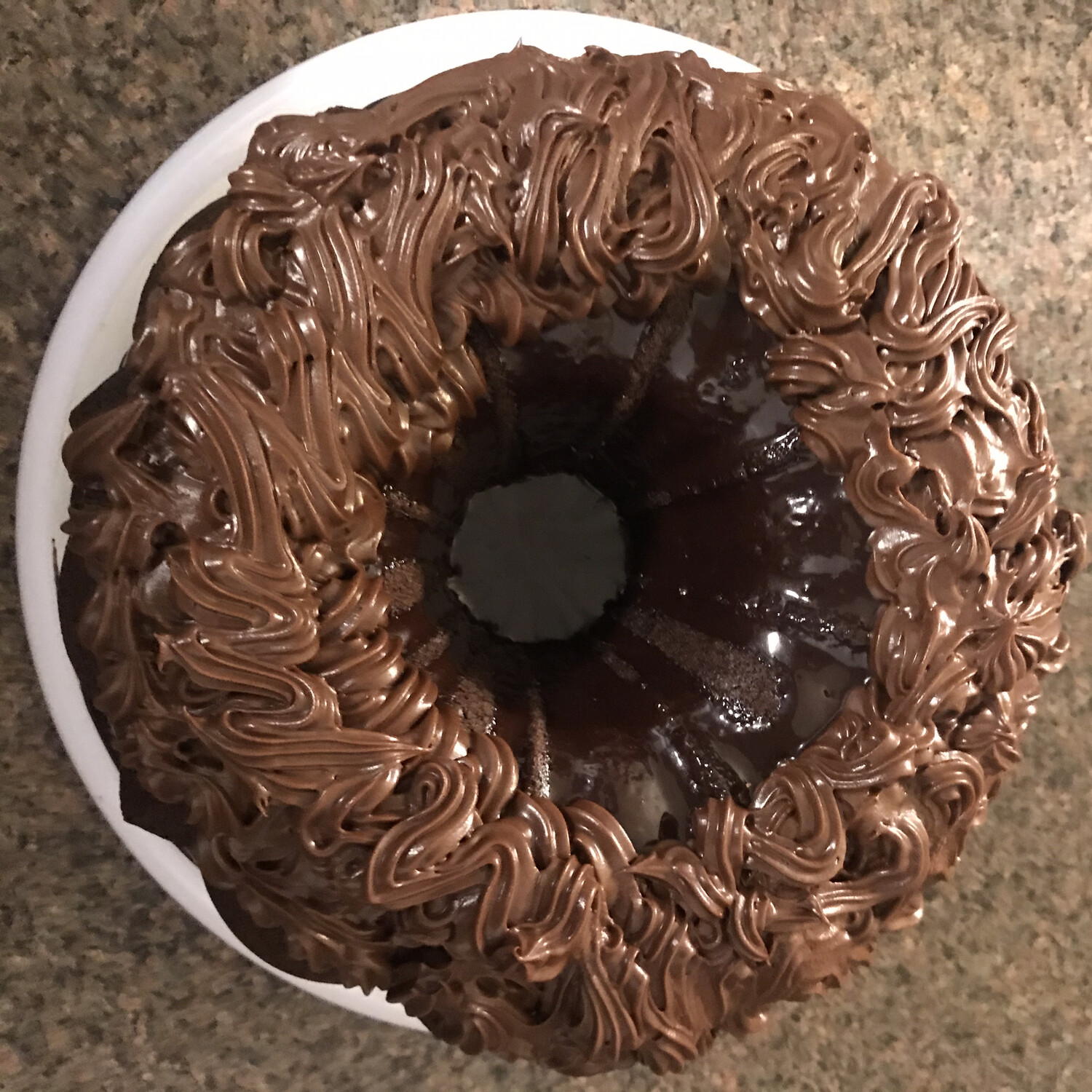 Fudge &amp; Chocolate Bunt Cake