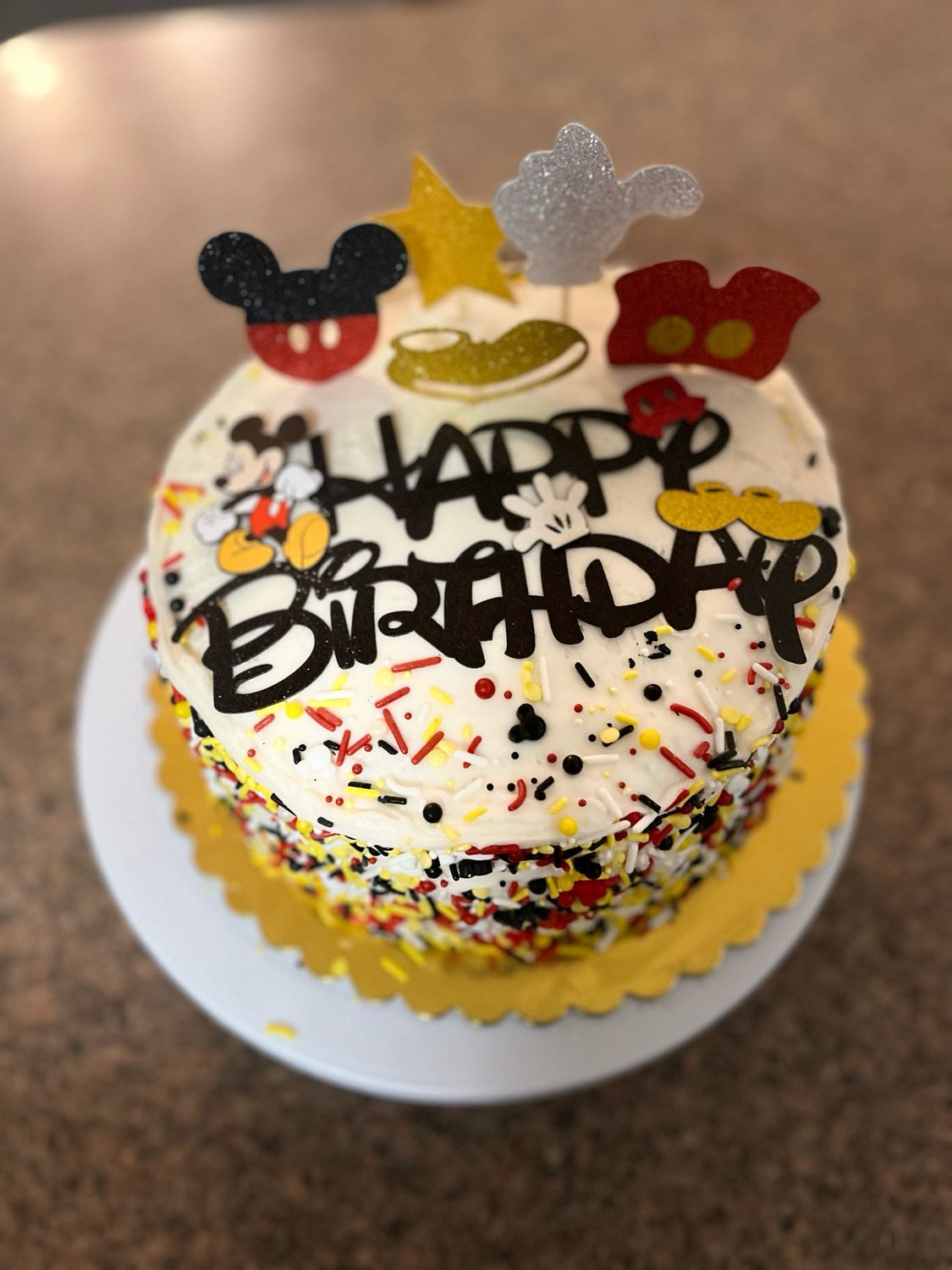 Mickey Mouse Birthday Cake