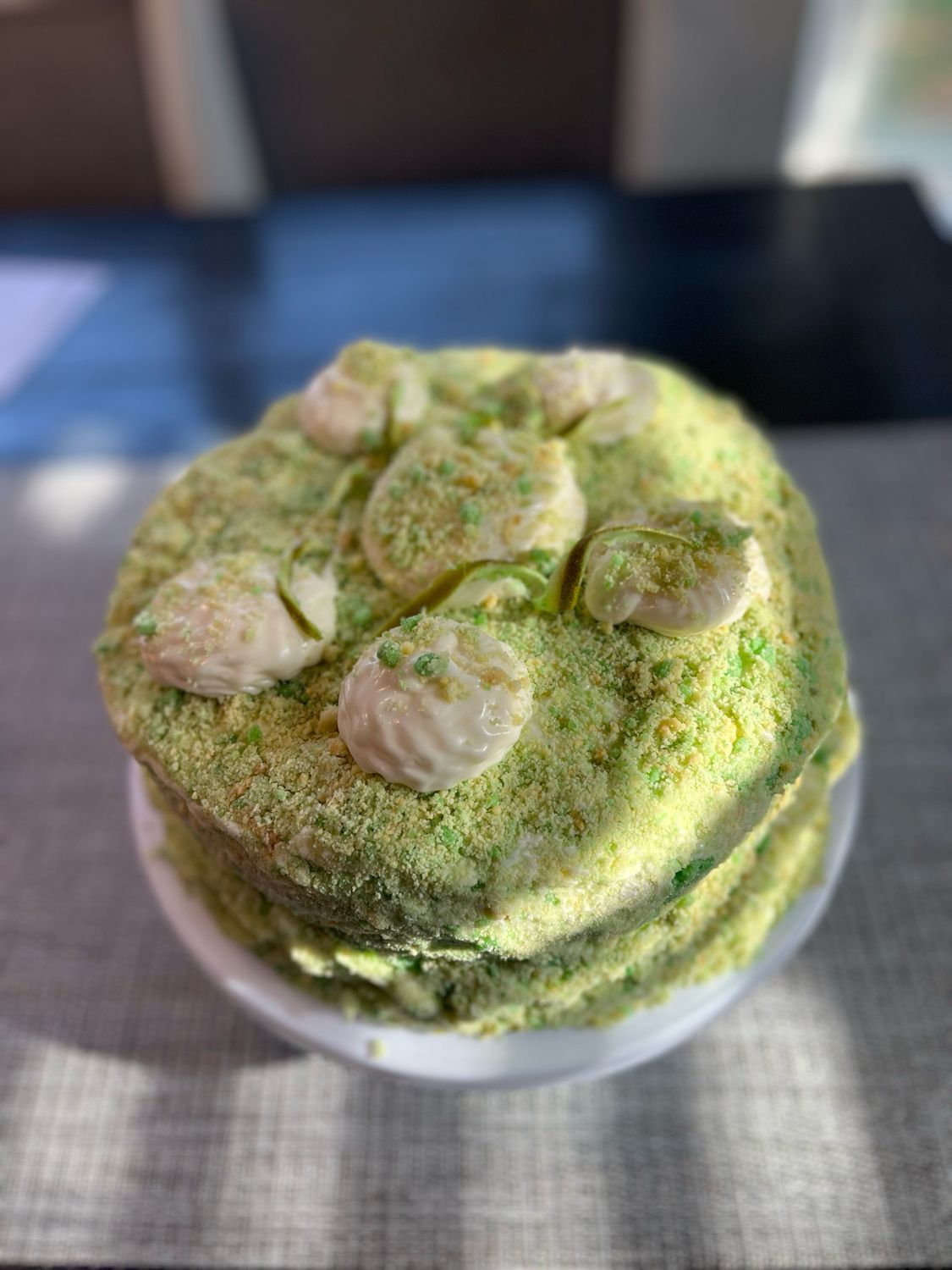 Moist Key lime Cake