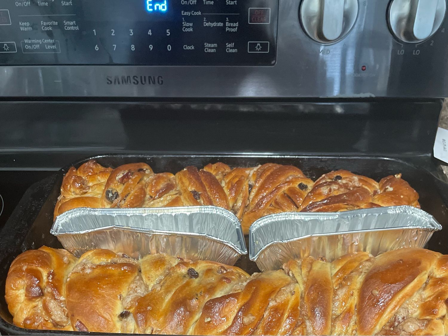 Cinnamon Raisin Pecan Roll With or Without Glaze
