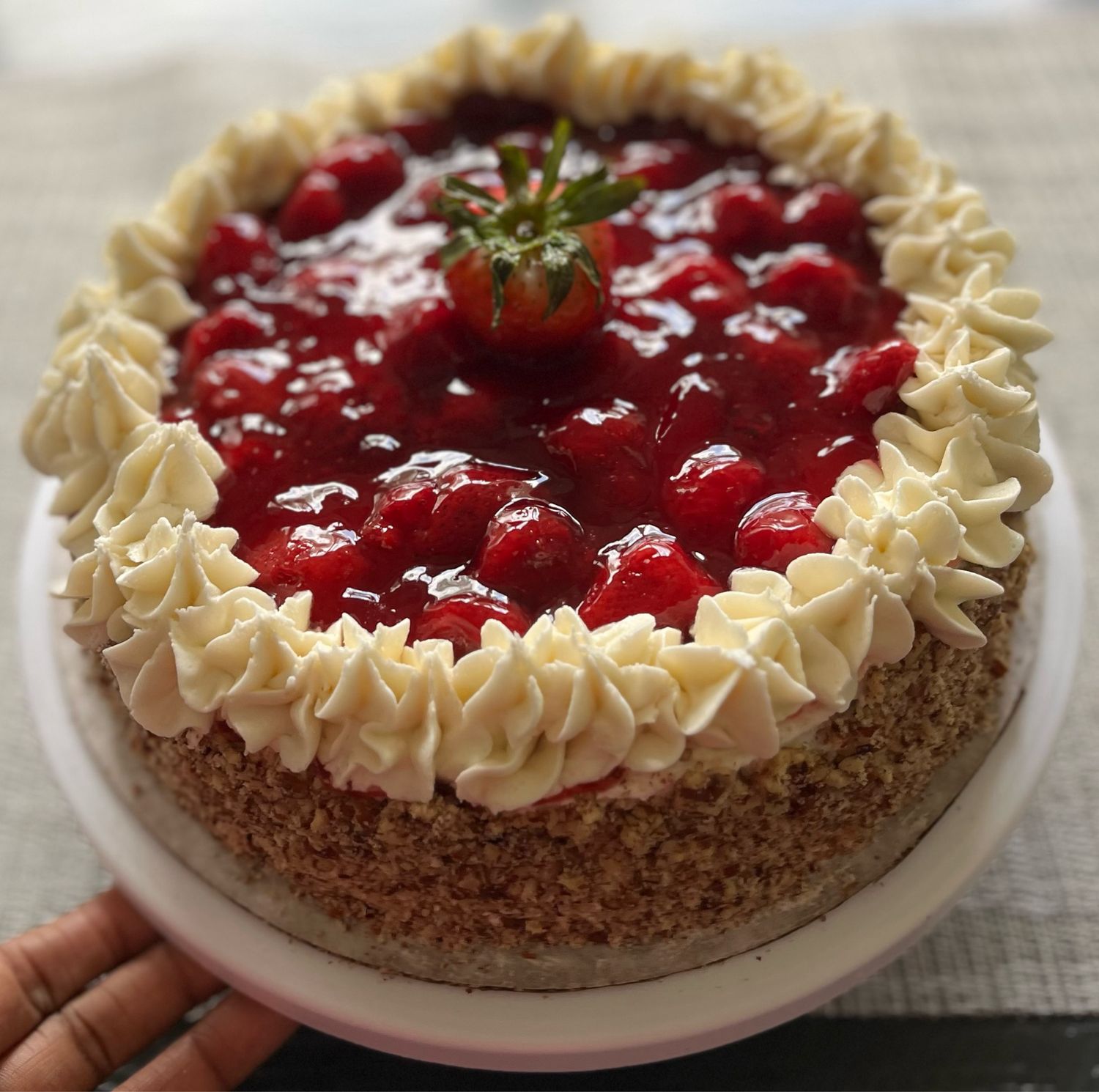 Baked New York Style, Strawberry Cheesecake