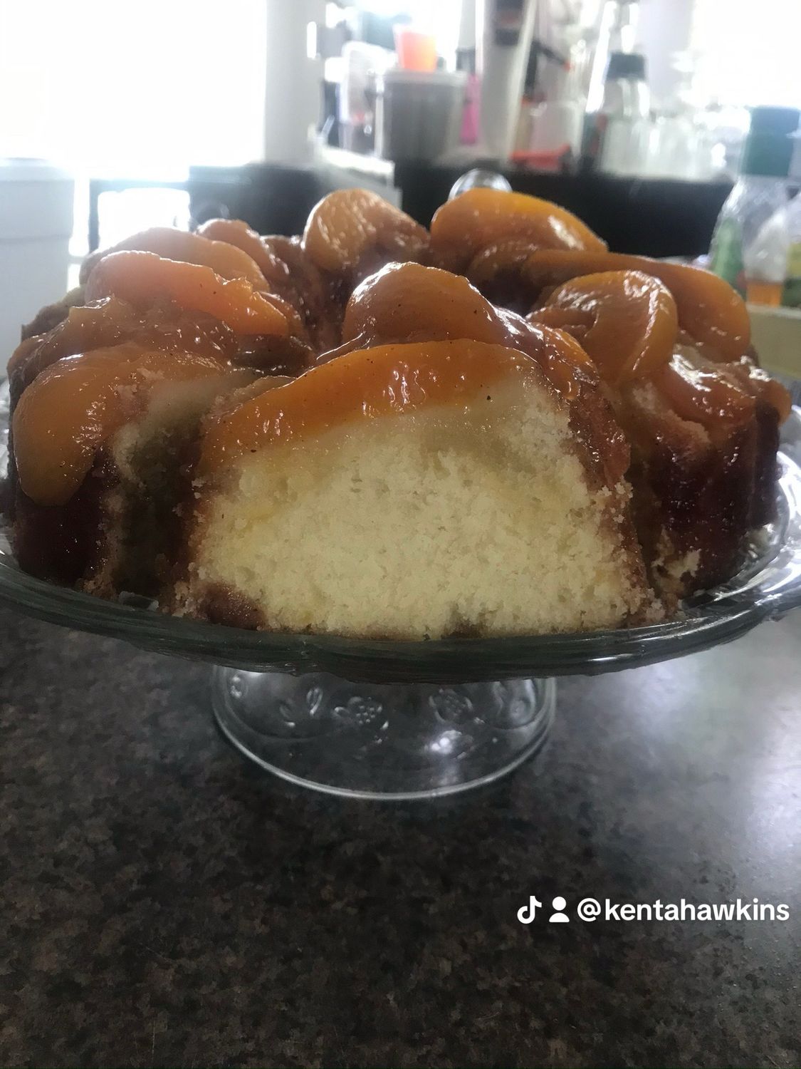 Peach Cobbler Cake Peach Cobbler Cake