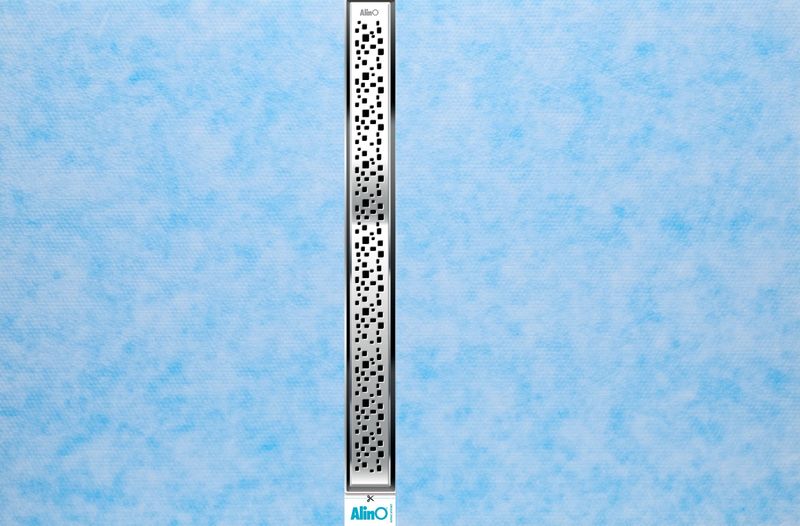 Pre-Slopped Linear Shower Tray Bonded with Waterproof Membrane (Tile Ready)