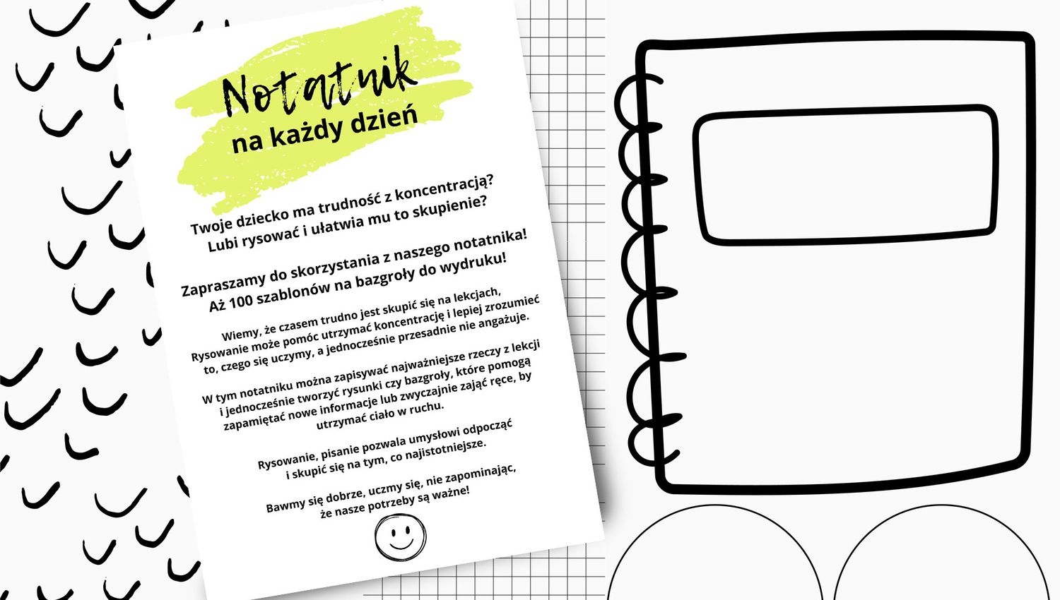 NOTATNIK NA KAŻDY DZIEŃ. Lepsza koncentracja na lekcjach