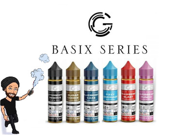 Glas Basix Series 60ml E-Liquid 6 Pack 03mg Bundle