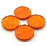 Mirror Circles 25mm, Orange