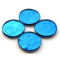 Mirror Circles 25mm, Peacock Blue