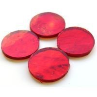 Mirror Circles 25mm, Red