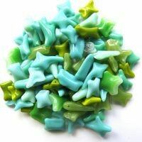 Cullet: Teal/lime