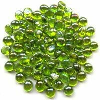 Mini glass nuggets: Kiwi diamond