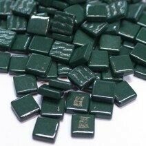 Glass tile, 12mm: Standard Dark Green