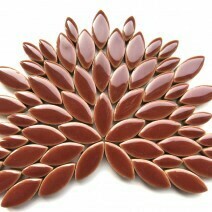 Ceramic Petals: Burnt Sienna
