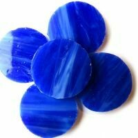 Stained Glass Circles, Lapis Lazuli
