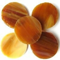 Stained Glass Circles, Butterscotch