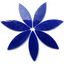 Stained Glass Petals: Lapis Lazuli Large