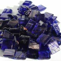 Glass tile, Goldlink 10mm: Mini Midnight Gold