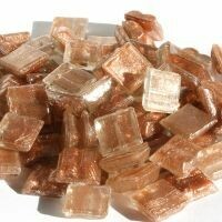 Glass tile, Goldlink Mini Bright Copper