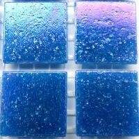 Glass tile, 20mm Nebula: Aquatic