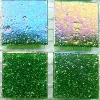 Glass tile, 20mm Nebula: Abalone
