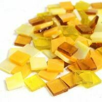 Stained Glass Squares: Dandelion