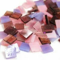 Stained Glass Squares: Lotus
