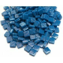 Glass tile, 8mm Standard: Deep Lake Blue
