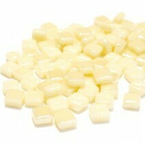 Glass tile, 8mm: Pearlised Alabaster