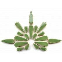Ceramic Teardrops: Jade
