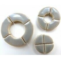 Ceramic Circles: Dove Grey