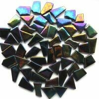 Glass Snippets: Iridised Black