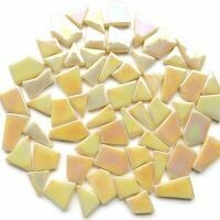 Glass Snippets: Iridised Cream