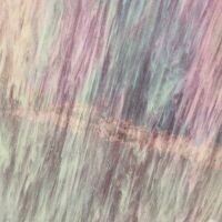 Stained Glass Sheet: Iridised Wispy White