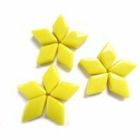 Glass shapes: Yellow Diamonds
