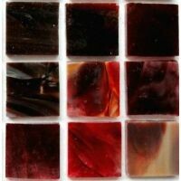 Stained Glass, 20mm, Oxblood Red