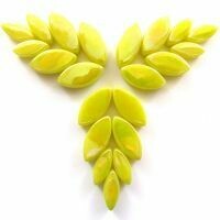 Glass Petals, Iridised Yellow