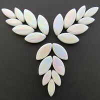 Glass Petals, Iridised White