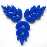 Glass Petals, Brilliant Blue
