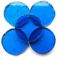 Stained Glass Circles, Turquoise