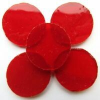 Stained Glass Circles, Crimson