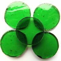 Stained Glass Circles, Acid Green
