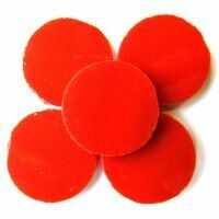 Stained Glass Circles, Carmine