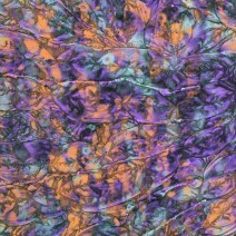 Van Gogh Glass: Violet Blue Green Copper
