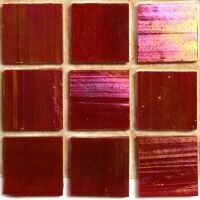 Stained Glass, 20mm, Red Lacquer iridised Stained Glass, 20mm, Red Lacquer iridised