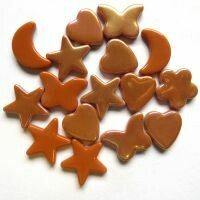 Glass Charms - Tan