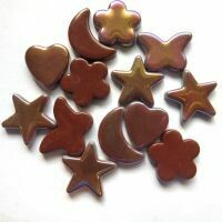 Glass Charms - Chocolate