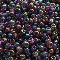 Seed beads, Misty Rose AB