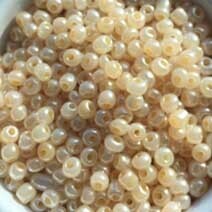 Seed beads, Champagne Yellow