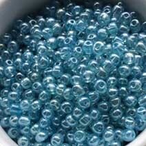 Seed beads, Light Cyan transparent lustered