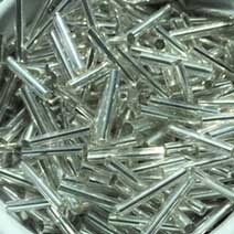 Silver lined transparent clear 2 x 15